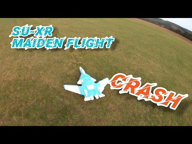 SU-XR (RC-Jetprint) Maiden Crash