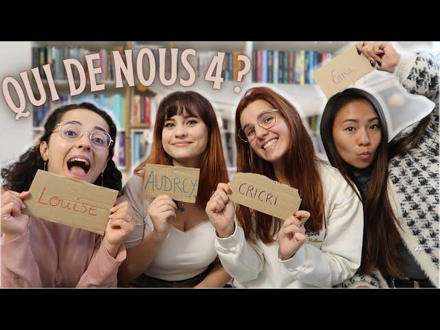 QUI DE NOUS 4 ?  - Feat @Labouquinade @ChristianeTran & @lesouffledesmots 