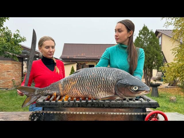 Three Ways to Cook a Big Carp: Soup, Grilled, and Casserole