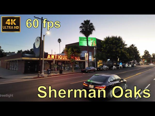 Sherman Oaks, Los Angeles, California -  Relaxing Drive ASMR 4K 60fps