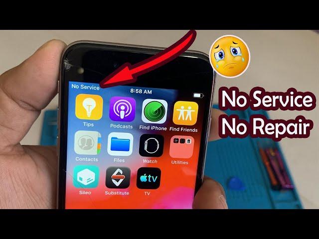 New. How To Fix No Service On iPhone Problem | No Service SIM Card/ NO Repair