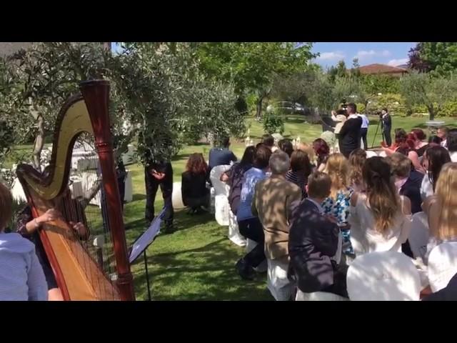 A thousand years, HARP COVER. Wedding in Tuscany.