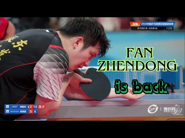 Fan Zhendong is back China super league #fanzhendong #tabletennis #pingpong #wtt #worldtabletennis