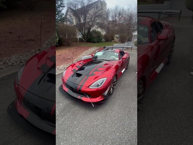 Stryker Orange 2017 Dodge Viper GTC ACR Extreme with only 8 miles