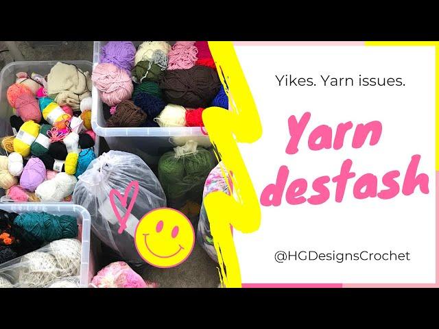 Major yarn destash   HG Designs Crochet Podcast 