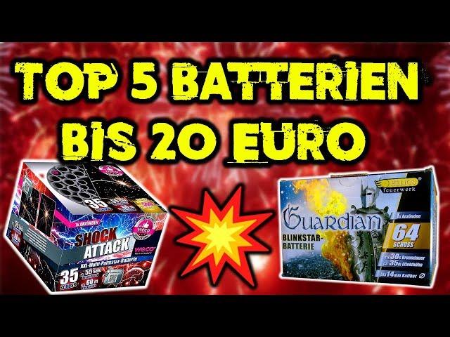 TOP 5 BATTERIEN BIS 20 EURO  | Silvester2k