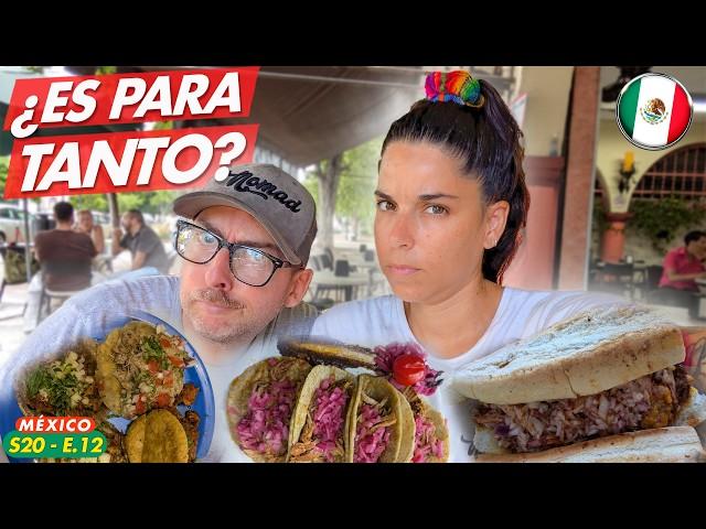  ESPAÑOLES PROBANDO COMIDA TÍPICA en MÉXICO  YUCATÁN