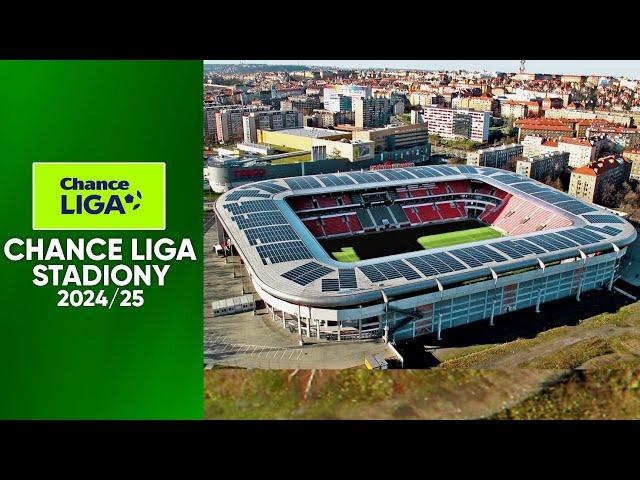 Stadiony Chance Ligy 2024/25