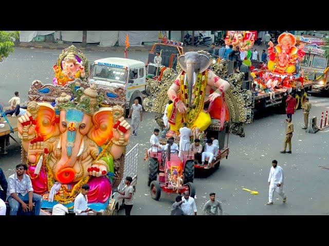 Ganesh Shoba Yatra 2024 | Ganesh Nimajjanam 2024 | ganesh Shoba Yatra at Tank bund Hyderabad #ganesh