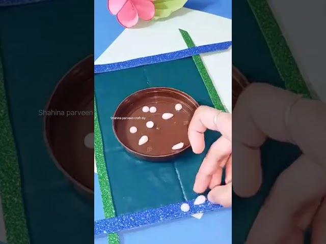 Hainging wall decor pice#craft #youtube #shortsvideo #shahina parveen craft diy