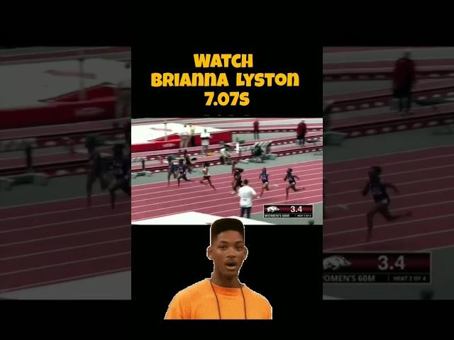 This Jamaican is REALLY FAST!! Brianna Lyston #sports #youtubeshorts #shortsvideo #foryou