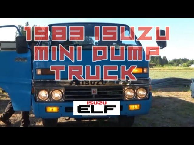 1983 MODEL ISUZU ELF 250 MINI DUMP TRUCK TLD26ND TEST DRIVE