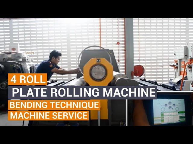 MG M2520C 4 Roll Plate Rolling Machine Bending Techniques - Hasil Karya Machine Service