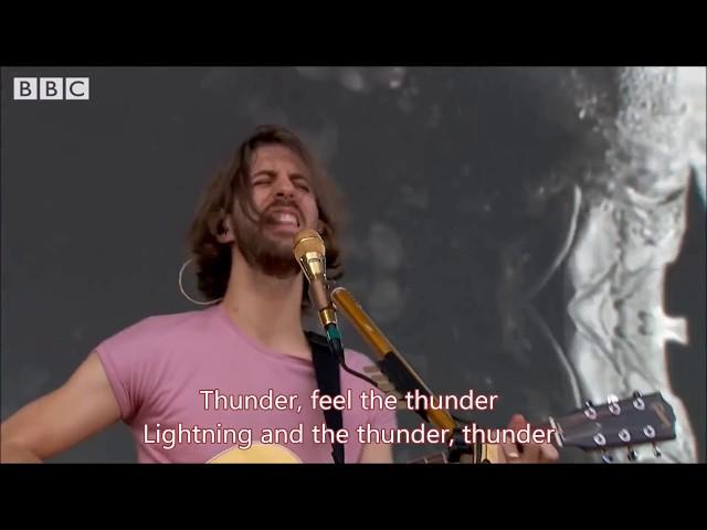 Thunder - Live with Lyrics (Imagine Dragons)