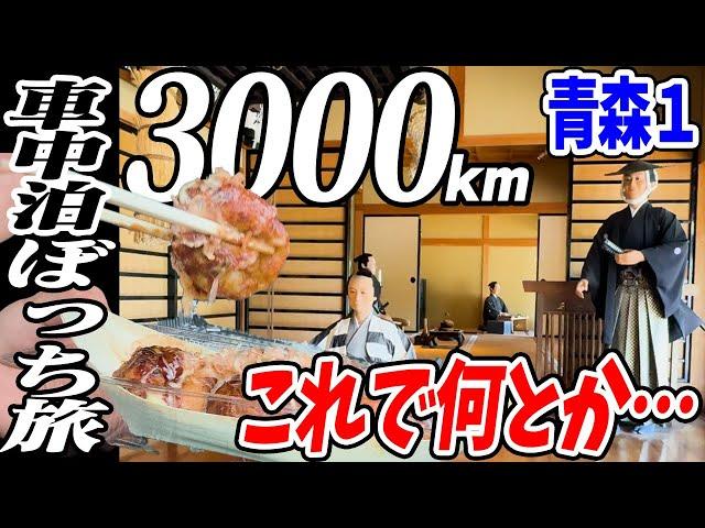 【3000km車中泊ぼっち旅】旅行はこーでなくちゃ北東北3県（岩手・秋田・青森）道の駅全部巡る旅！9日目青森1