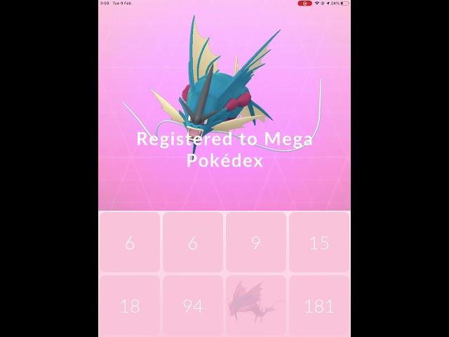 Mega Gyarados evolution in Pokémon go #Shorts