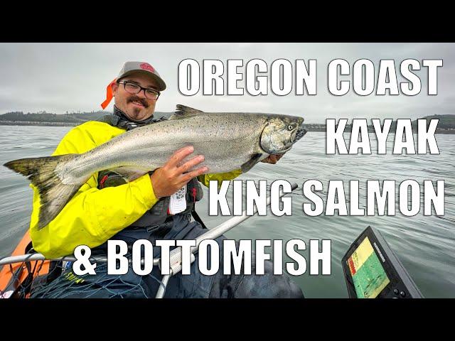 Oregon Coast Kayak Chinook Salmon and Bottomfishing