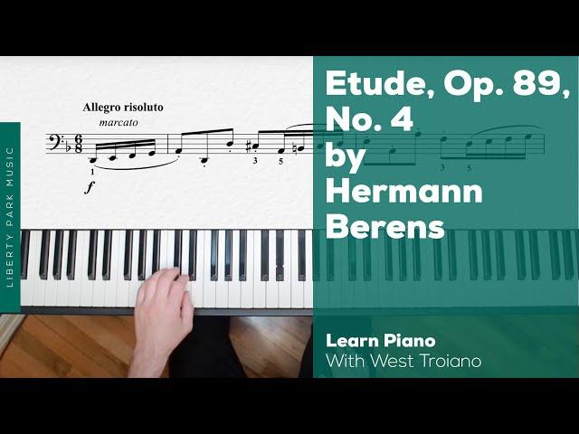Berens | Etude, Op. 89, No. 4 | Etude for the Left Hand