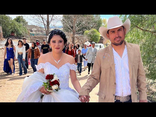 BODA DE MAGALI Y EDGAR ANTONIO CON BANDA POR TODO EL RANCHO