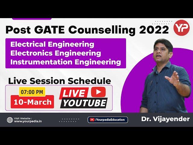 Post GATE Counselling | ECE/EE/IN Engineering  GATE 2022 | Post GATE Opportunities and Guidance