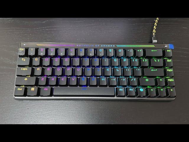 ROG Falchion Ace HFX Keyboard Review