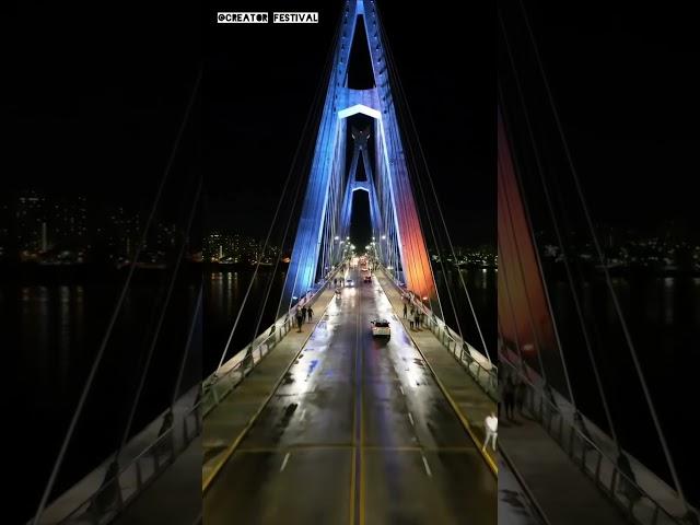 No One Believes This Is Real!  | Viral 4K Drone Shot of Brazil’s Glowing Bridge