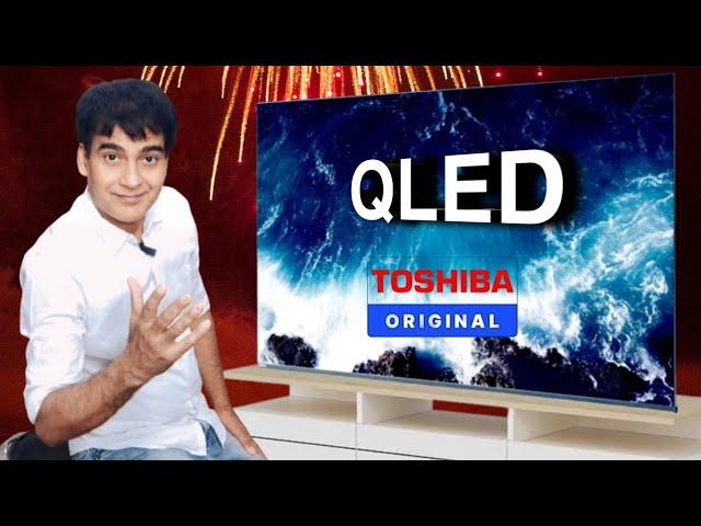 Toshiba 55 Inch QLED TV 2024 |Tosihba 55" 4K UHD TV | Toshiba 55inch Smart TV 55C450ME Review