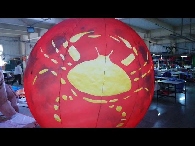 Art inflatable planet