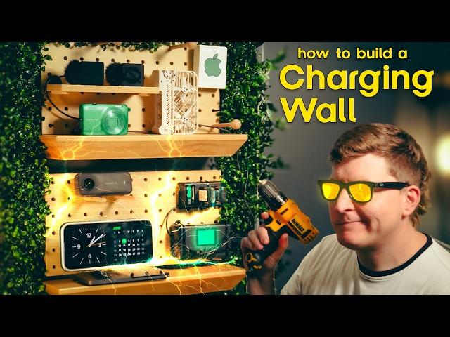 Building a Home Office CHARGING WALL