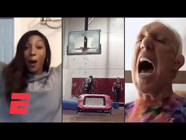 ESPN personalities react to viral sports videos