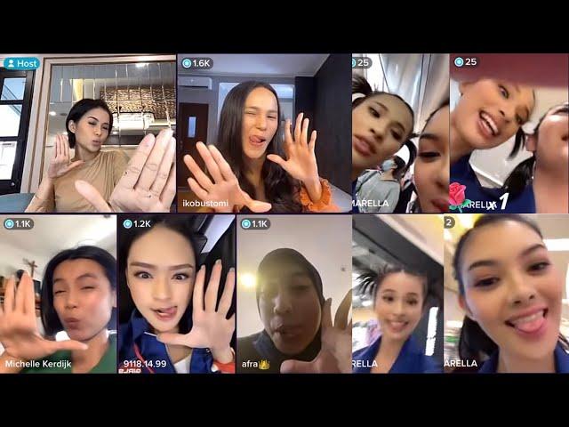 LIVE Tiktok IKO MARELLA PAULA BERLIAN SHYNKA MICHELLE INTM Cycle 3