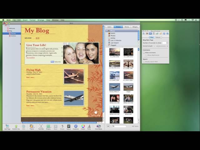 iWeb Basics