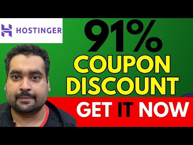 Hostinger Coupon Code 2025 - 91% Coupon Code Discount For Hostinger