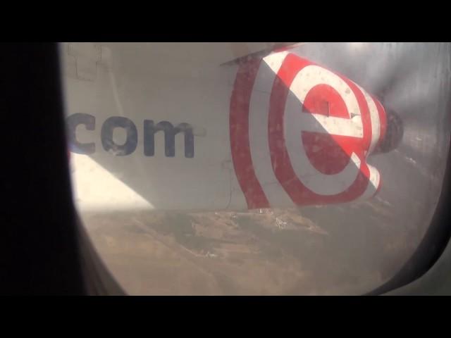 EuroLOT Dash 8 Q400 | SCARY, TURBELENT APPROACH TO WARSAW!