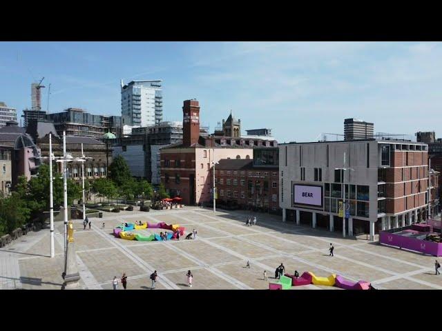 Leeds Millennium Square by Drone