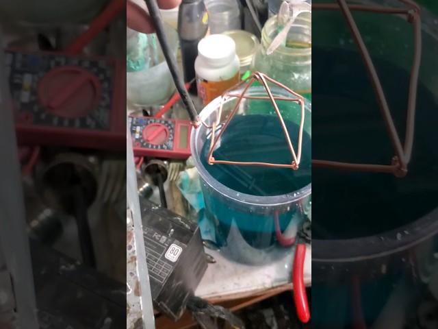 Copper Pyramid Crystals? #mythology #copper #resonance #mystic #energy #testing #alchemy #tesla #fun