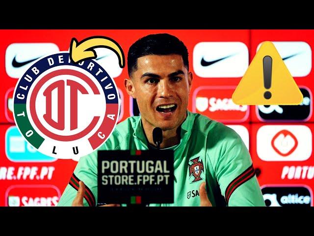 BOMBA DEL AÑO! ¡MIRA LO QUE DIJO CRISTIANO RONALDO SOBRE LOS DIABLOS ! NOTICIAS DEL TOLUCA HOY