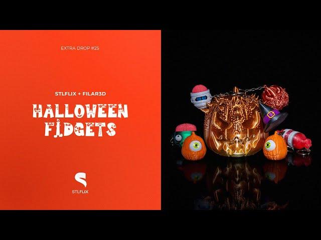 STLFLIX + Filar3D: Halloween Fidgets