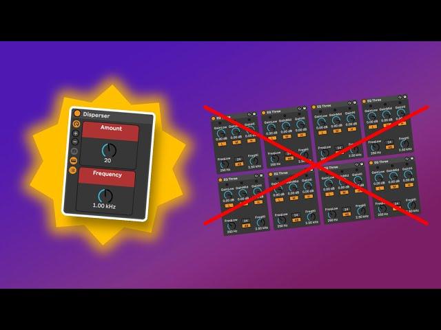 Disperser on Ableton (without stacking multiple instances of EQ Three)