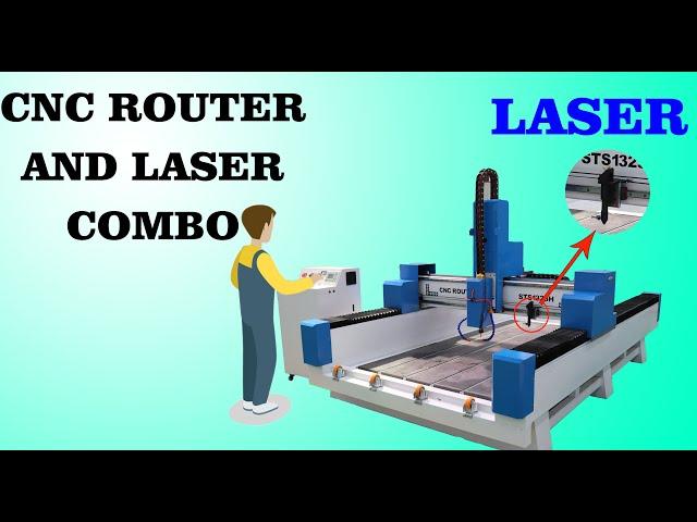 How to install and use the best CNC router machine and laser machine combo?