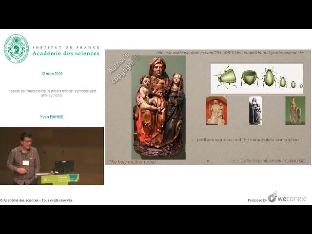 [Conférence] Y. RAHBE - Insects as interactants in artists minds: symbols and anti-symbols