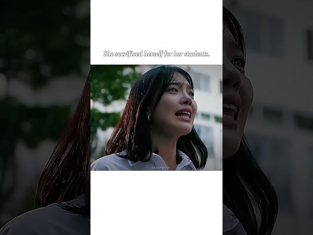 She sacrificed herself for her students.|Duty After School#dutyafterschool #kdramashorts #kdrama