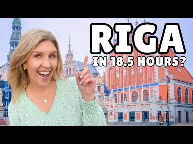 We had an 18.5 hour layover in Riga, Latvia