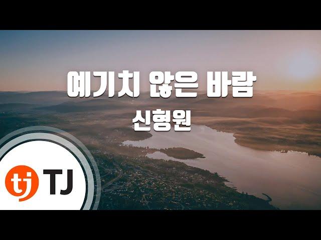 [TJ노래방] 예기치않은바람 - 신형원 / TJ Karaoke