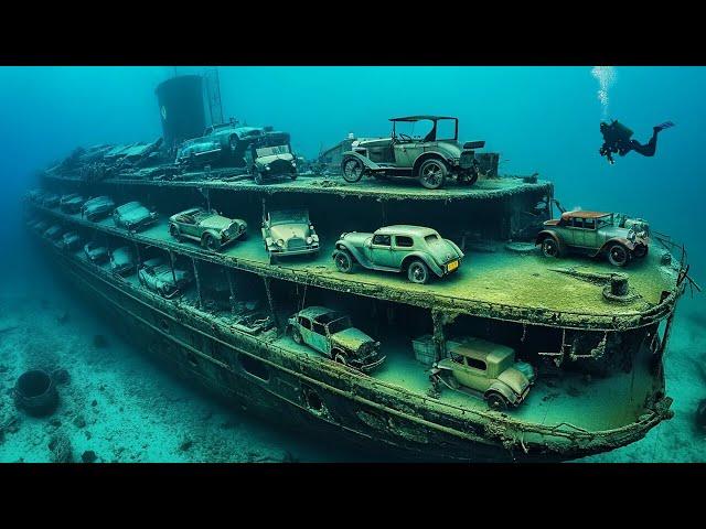 1920s Shipwreck Full of Classic Cars Discovered by Divers Deep In the Ocean