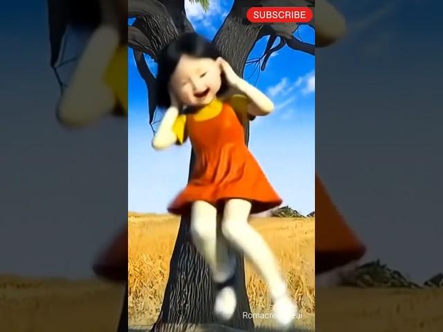 Squid Game Creepy Doll AI Mantality is Chudail Bhoot wala video #Chudail #ghost #bhoot #shorts