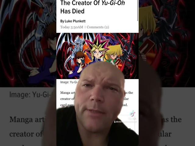 THE CREATOR OF YUGIOH KAZUKI TAKAHASHI PASSES AWAY AT THE AGE OF 60!!!