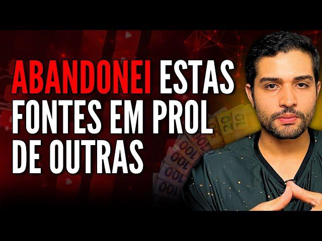 As minhas 6 FONTES DE RENDA que me permitem fazer GRANDES APORTES em ações