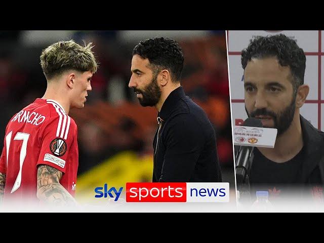 Ruben Amorim says he will continue to play Garnacho amid speculation over his future at Man Utd