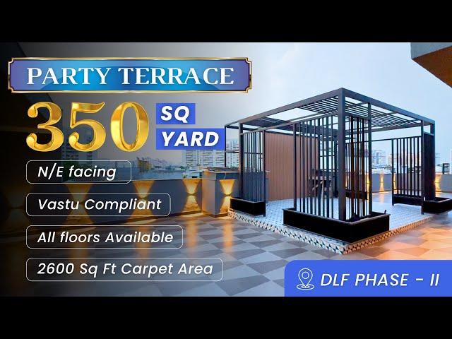 Best Party Terrace | 350 Sq. Yard | Builder floor in Gurgaon  | Sabharwal Associates | Since 1989